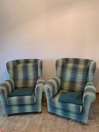 Poltrone con  orecchie di designe