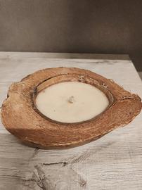 Candela in noce di cocco