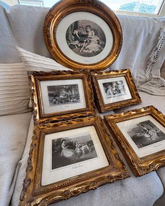 Collezione di stampe stile Barocco Rococò
