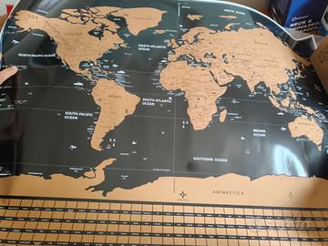Mappa del Mondo da Grattare XXL – Poster Nuovo 