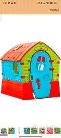 Casetta in plastica da interno/esterno per bambini