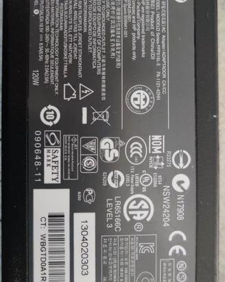 HP Alimentatore Originale 120W N17908 NSW24204