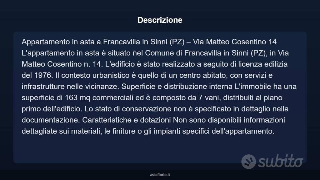 Appartamento – Francavilla in Sinni, Urbanizzato di Francavilla in Sinni, Potenza - Vista 5