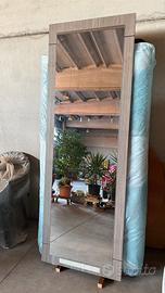 SPECCHIO 203x60 cm SU PANNELLO 220x76 cm