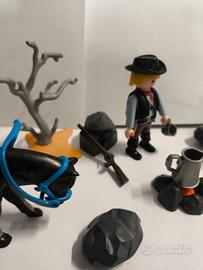 Playmobil Western Set Lotto Misto - Banditi, Caval