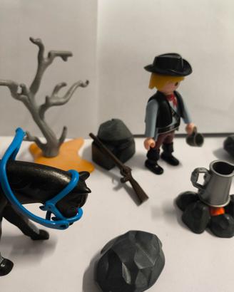Playmobil Western Set Lotto Misto - Banditi, Caval