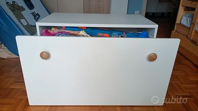 Mobile contenitore IKEA con ruote – porta giochi /