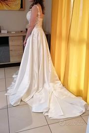 Vestito da sposa nuovo principesco, in mikado