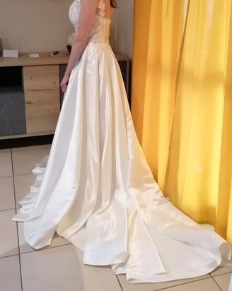 Vestito da sposa nuovo principesco, in mikado