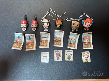 Lotto 6 funko pop one piece kinder joy