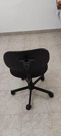 sedia per ufficio con ruote 