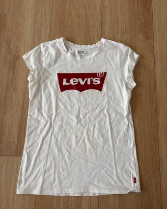 t-shirt levis bianca