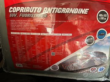 Telo copri auto antigrandine
