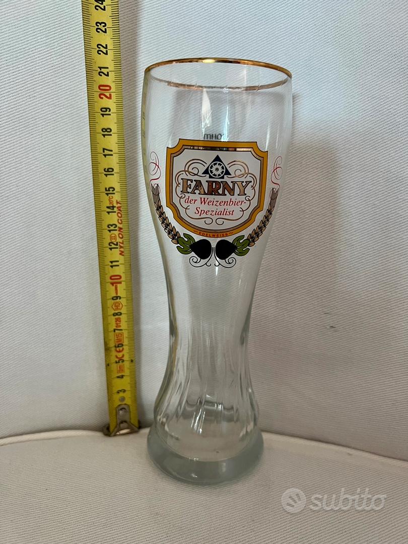 Bicchiere Da Birra Edward Blom Collection No.3: 40cl Con Citazione "Tutto Ciò Che è Buono E Sempre Troppo!"