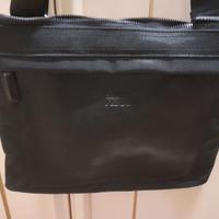 Borsa ferrè pelle e tessuto