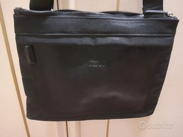 Borsa ferrè pelle e tessuto