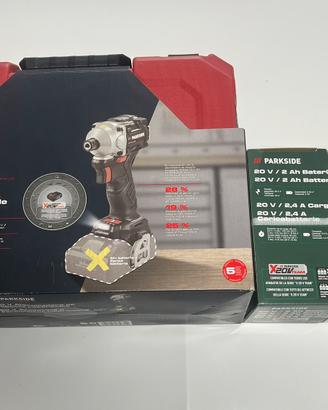 Avviatore impulsi Parkside + batteria e caricatore