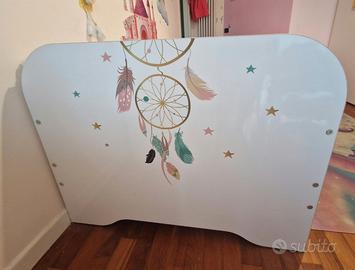 Letto per bambina con cassettone – 164 × 85 cm