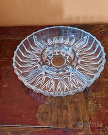 Antipastiera cristallo vintage