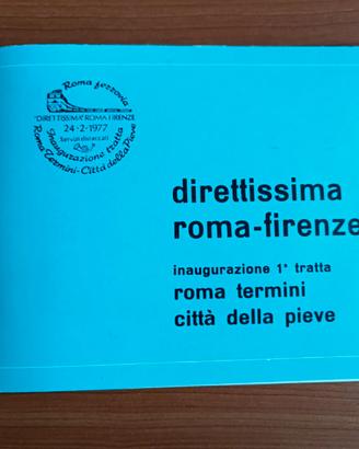 Francobolli inaugurazione 1° tratta direttissima