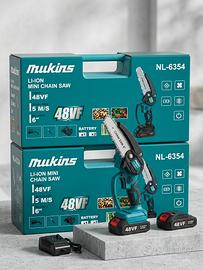 ⚡ MINI MOTOSEGA A BATTERIA MUKINS 