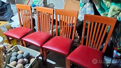 SEDIE CALLIGARIS IN LEGNO