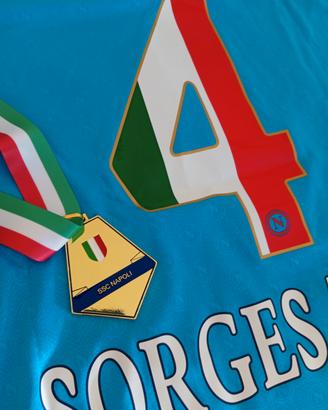 maglia 4 scudetto napoli 
