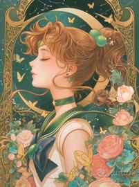 pittura diamante Diamond painting Sailor Moon 