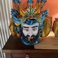 COPPIA TESTE DI MORO SICILIANE