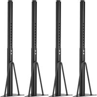4 gambe per tavolo regolabili 42-73 cm