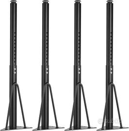 4 gambe per tavolo regolabili 42-73 cm