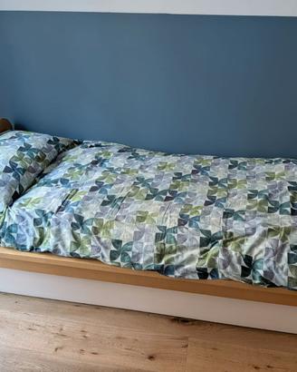 Letto singolo a canguro in legno