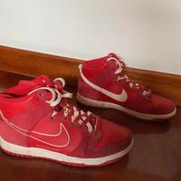 Nike dunk high red 44