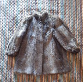 Giaccone in pelliccia di castoro sartoriale