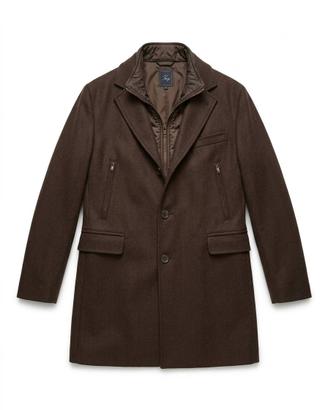 Cappotto Fay Double Coat in Lana - Marrone Cioccol