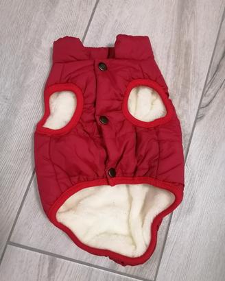 Giubbino felpato cane piccola taglia