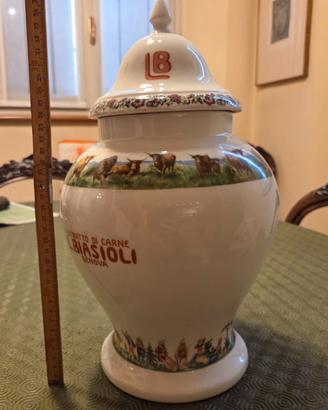 Vaso in porcellana per Luigi Biasioli