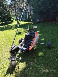 carrello deltaplano realizzato in inox