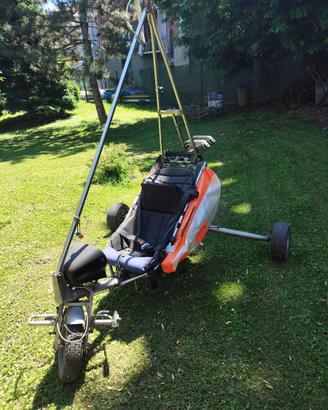 carrello deltaplano realizzato in inox