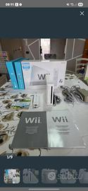 Console Wii Bianca con Scatolo Telecomando e Gioco