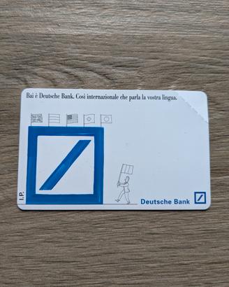 Scheda telefonica nuova- Sip Deutsche Bank G373