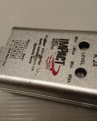 Vari accessori audio per car audio