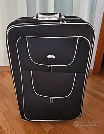 valigia grande semirigida in tessuto