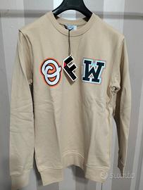 Felpa Off White uomo beige taglia S.