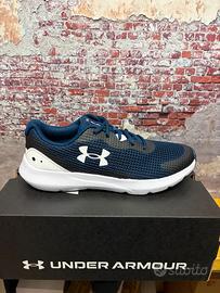 Under Armour scarpe uomo sportive running blu 42