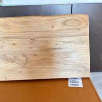 Mensola portalavabo 73x50 cm in legno di acacia