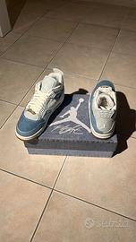 Air Jordan 4 Retro TEX Denim Blu