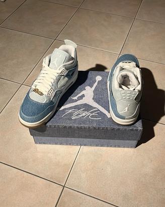 Air Jordan 4 Retro TEX Denim Blu