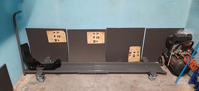 Pedane porta moto salvaspazio per box piccoli