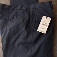 Pantaloni eleganti uomo blu Zara misto lana tg ITA
